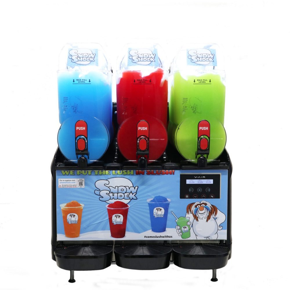 3 barrel slush machine for hire