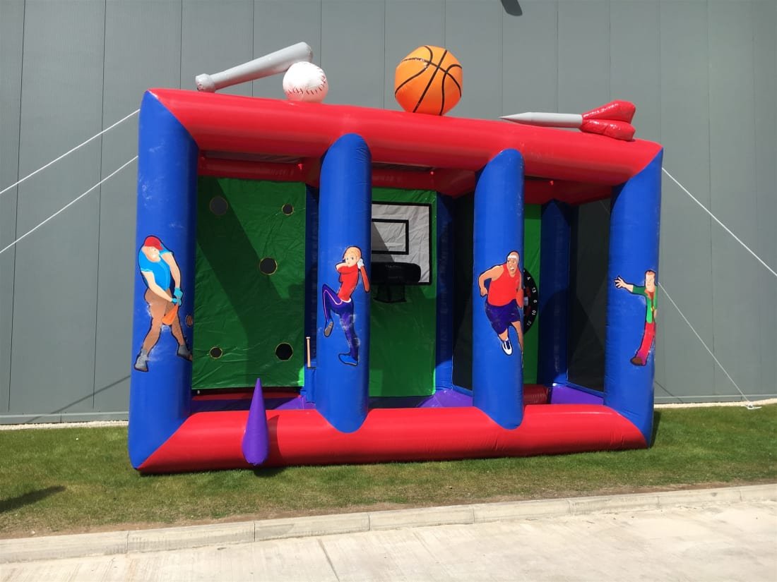 3 in 1 sports inflatable game for hire