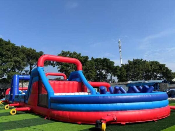 150ft inflatable obstacle course to hire in hull & surrounding areas