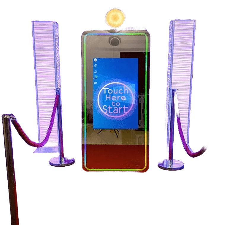 Magic mirror photo booth for hire