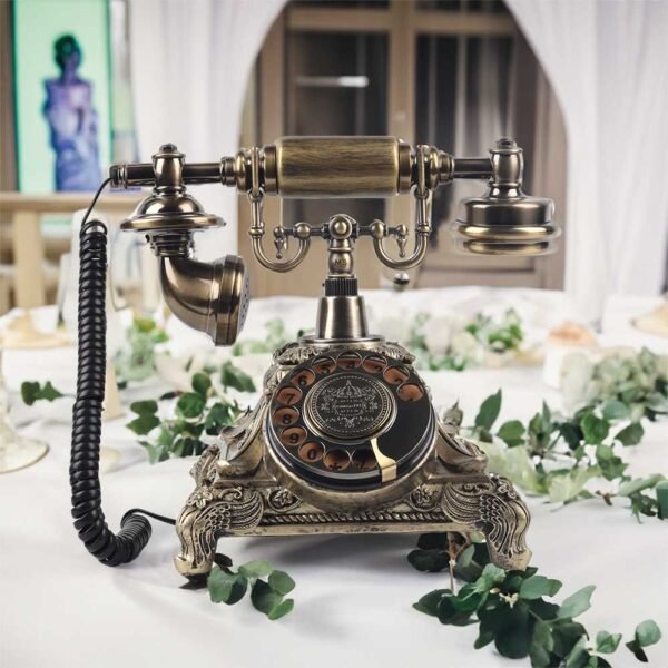 White telephone box audio guestbook