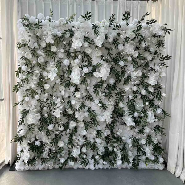 White Cascade Flower wall