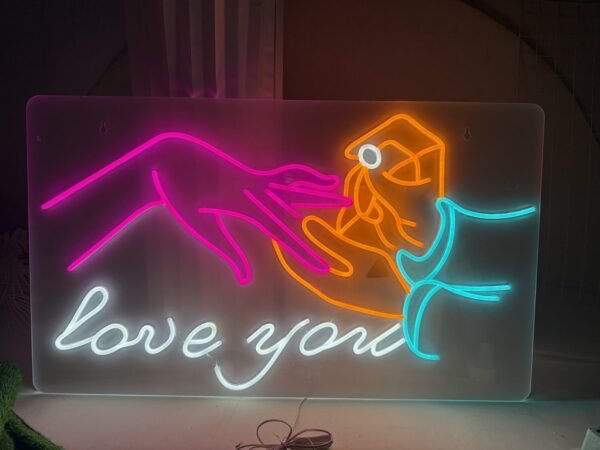 love you neon light to hire