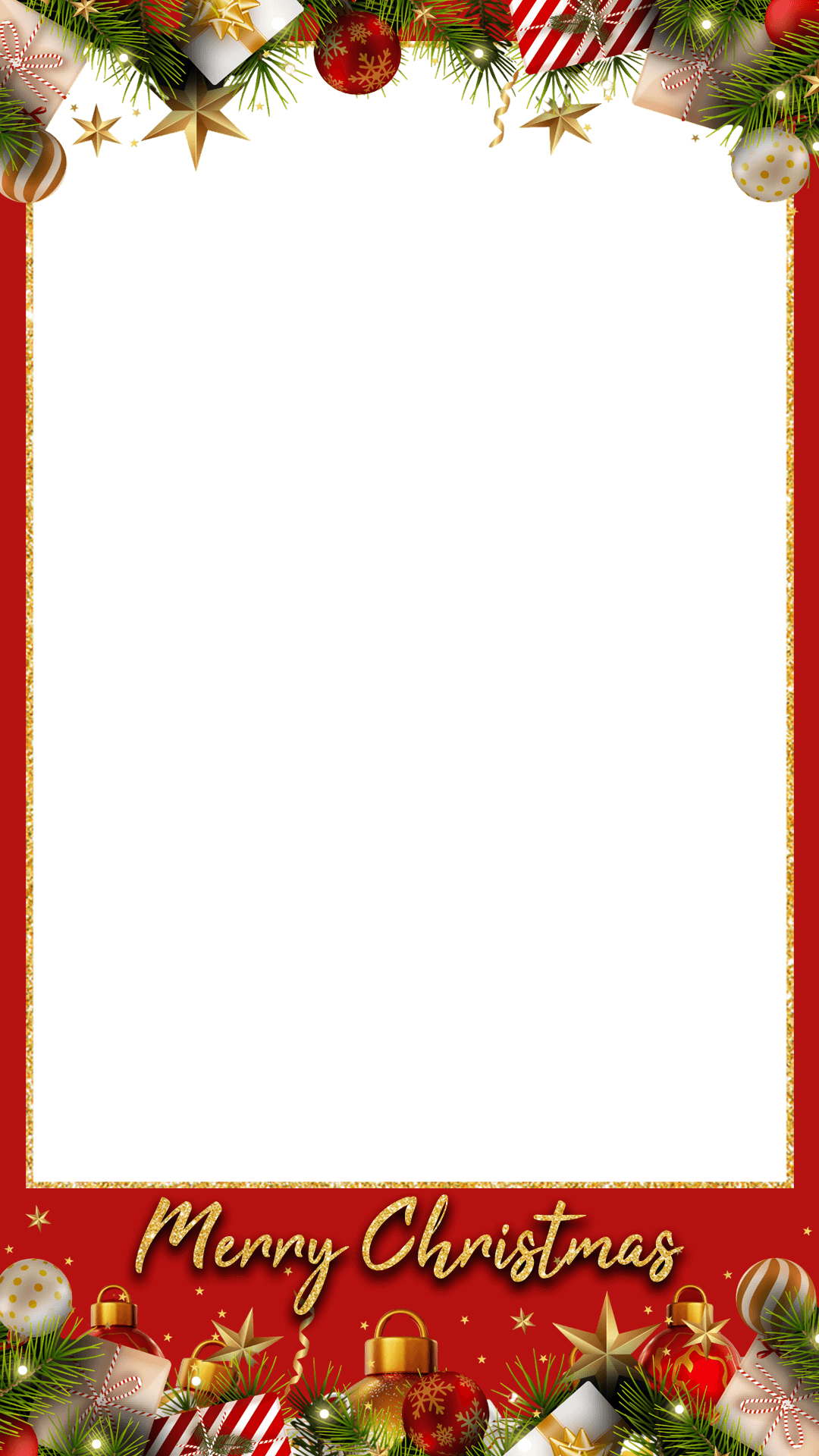 Festive Christmas overlay