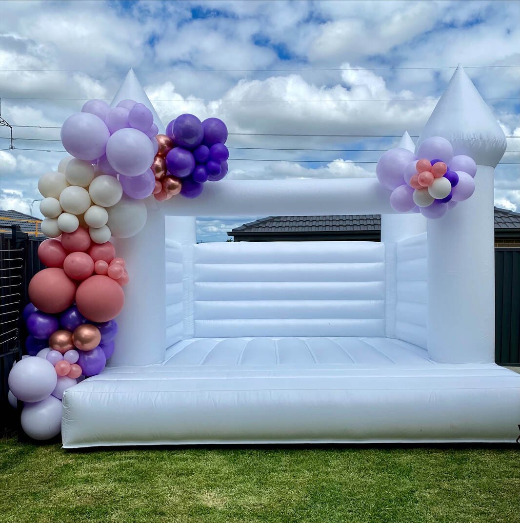 White Bouncy Castle