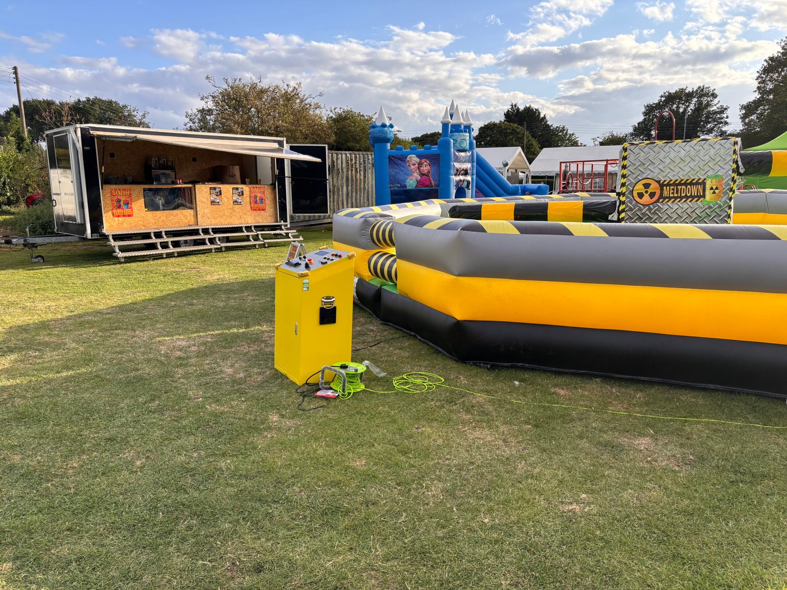 Total Wipeout at party event with professional control panel