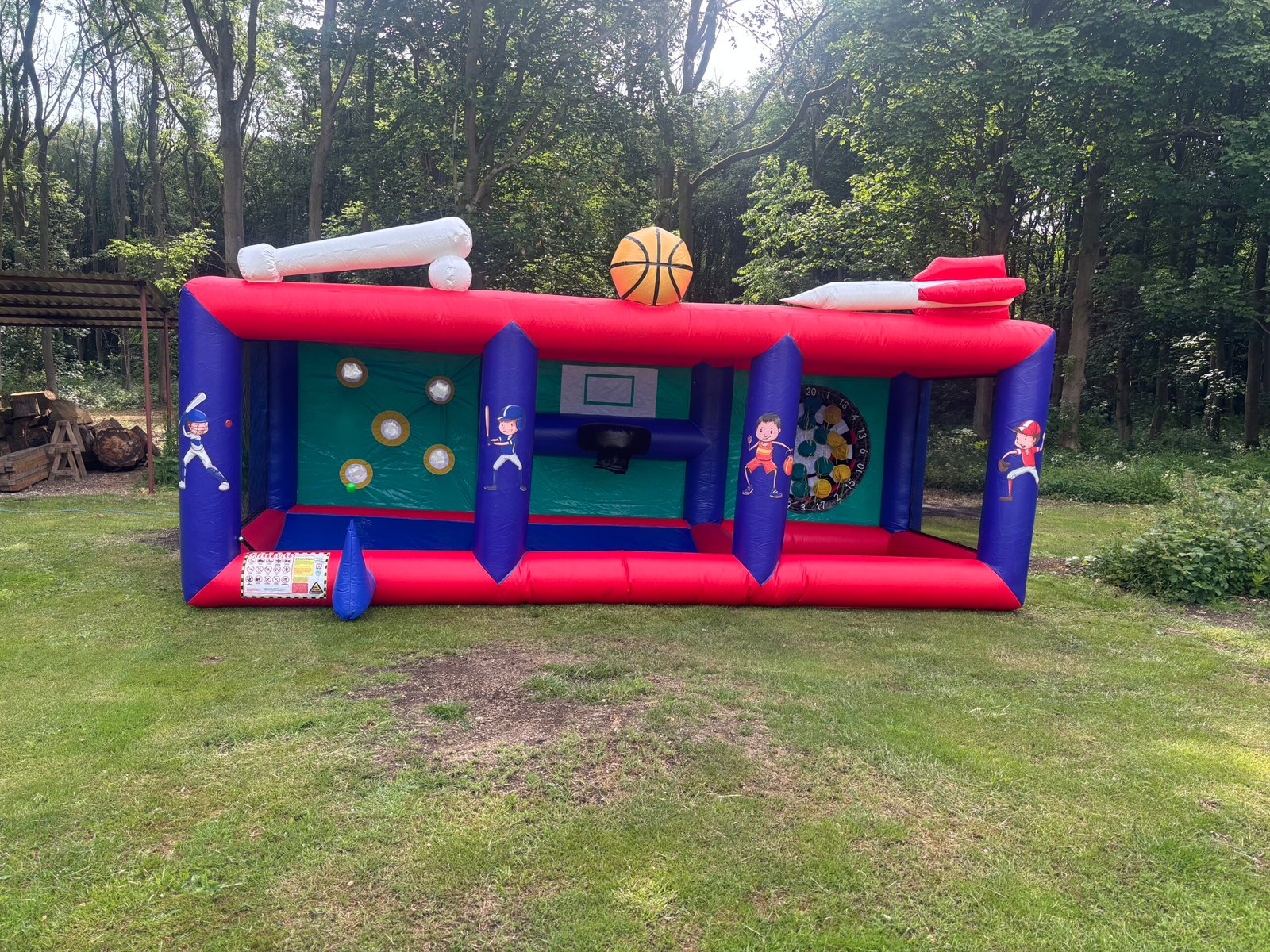 3-in-1 Sports Inflatable for hire in Hull