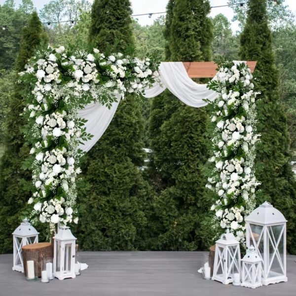 The Ivory Ceremony Wooden Arch