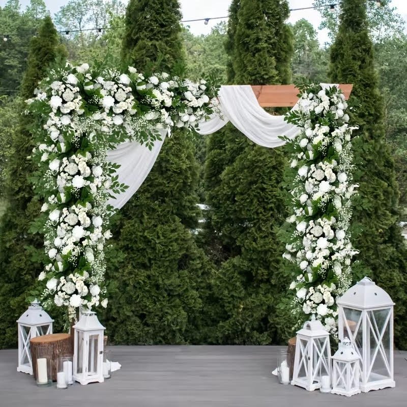 The Ivory Ceremony Wooden Arch