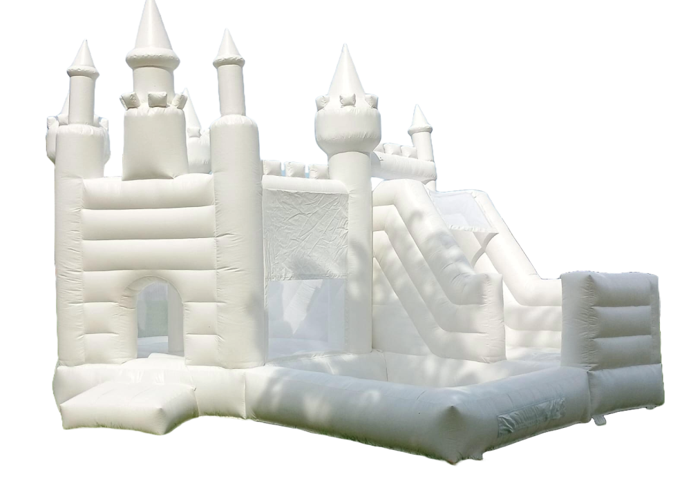 White bouncy castles to hire in Scunthorpe White bouncy castles to hire in Scunthorpe